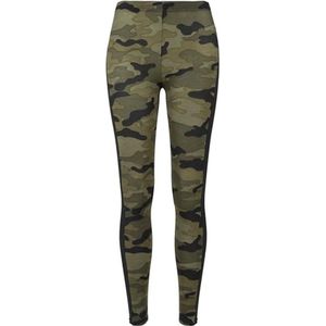 Dames Leggings met Camouflage en Strepen