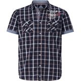 Jan Vanderstorm - BERTY - Overhemd - Donkerblauw - Korte Mouwen