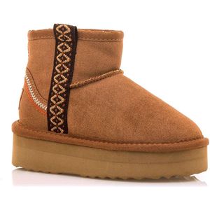 Mtng - 49357 - Laarzen - Leer-kleur - Apres-ski Stijl