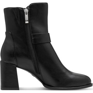 Tamaris - Essentials - Enkellaarsje - Zwart - 7,5 cm Blokhak