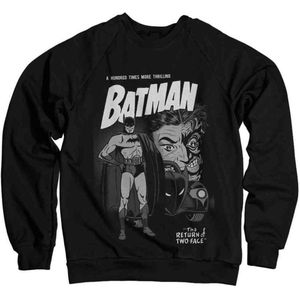 DC Comics Batman Sweater/trui -2XL- Return Of Two-Face Zwart