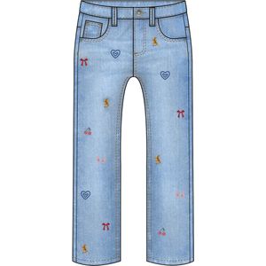 Name it Winter jeans broek meisjes - licht blauw denim
