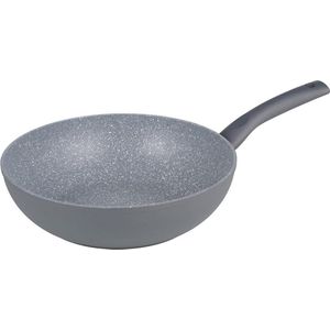 Michelino 46133 - Wokpan - Ø 24cm - Grijs - Serie Nora grey