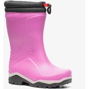 Dunlop Blizzard kinder sneeuw/regenlaarzen - Roze - 100% stof- en waterdicht - Maat 26 - Snowboots