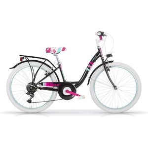 FLEUR 20 INCH GIRLS 6 SPEED BLACK