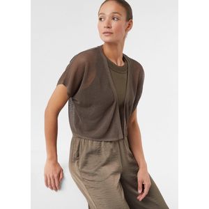 comma - Indoor-Poncho - Lichte Poncho-Cape - Glinsterend Effect