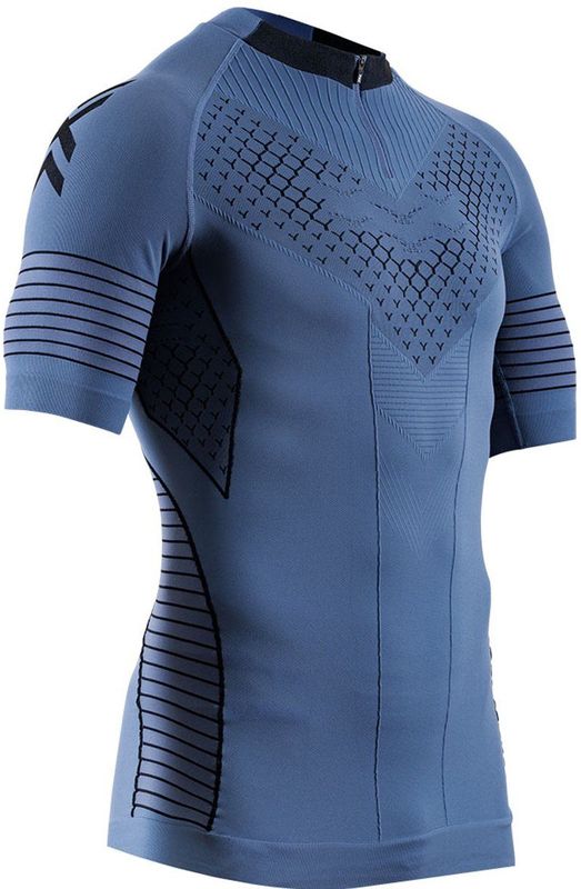 X Bionic - Twyce Race Jersey - Blauw Zwart - Korte Mouwen - Heren