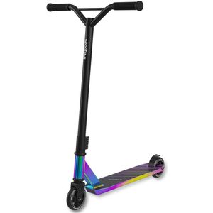 LifeGoods - Stuntstep Fly Pro - Regenboog - Step voor Kinderen - 6+ Jaar - 100mm - 100KG