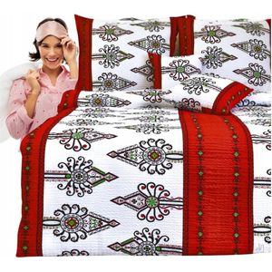 Kora Beddengoed 160x200 cm - 100% Katoen, Luxe Kwaliteit