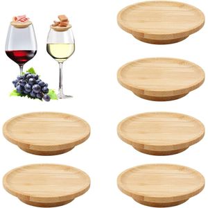 Wijnglas Charcuterie Topper 6 stuks - Voor voorgerechten, desserts en dranken - Feestaccessoire voor familiediners