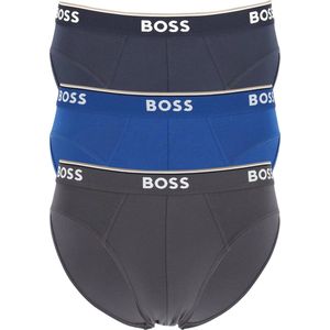 HUGO BOSS Power briefs (3-pack) - heren slips - rood - blauw - zwart - Maat: L