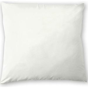 Cinderella - Kussenslopen met Rits - Flanel - 80x80 cm - Ivoor - 2 Stuks