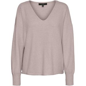 Vero Moda Trui Vmdoffy Ls V-neck Blouse Ga Noos 10252090 Woodrose Dames Maat - S