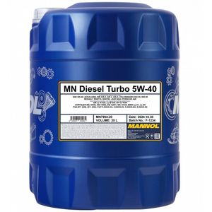 20 Liter Mannol 7904 Diesel Turbo 5W-40