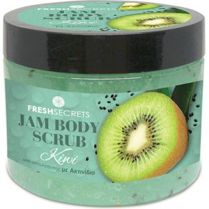 Fresh Secrets Jam Body Scrub Detox, Kiwi 320ml
