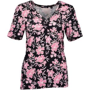 Blue Seven dames shirt zwart/roze - maat 42