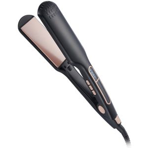 Stijltang, Stijltang Multifunctionele Krultang Stijltang Clips Stijltang, Professionele Keramische Stijltang, Vermindert Kroes, Glanzend en Glad Hitte Styling Tool Zwart