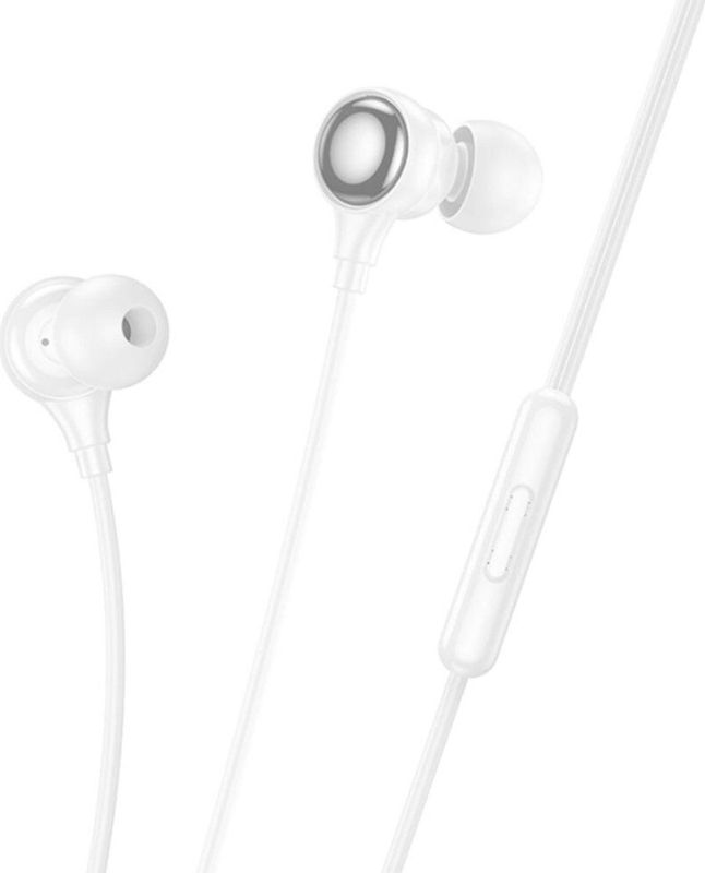 HOCO M116 - Bedrade Oordopjes - Wit - USB-C