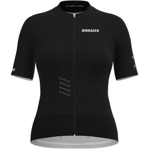 Bioracer Icon - Fietsshirt Dames Korte Mouw - Eclipse Black - Maat XS