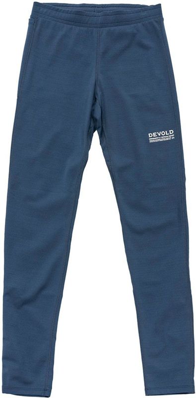 Devold - Endurance Merino Tights - Hardloopbroek - Blauw