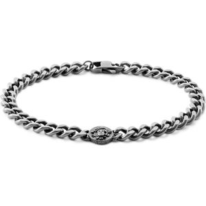 Lucleon - Heren - Roestvrij Staal Schakelarmband - Staal