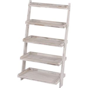 SCHUINE KAST - wit - Muurkast - Lade - planken - M4
