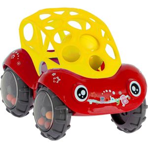 Funny Toys- Magische Auto - 2 in 1 Speelgoed - Rammelaar met balletjes - Bijtspeelgoed - Educatief Speelgoed - Voor Kinderen Vanaf 1 Jaar - Leuk Cadeau