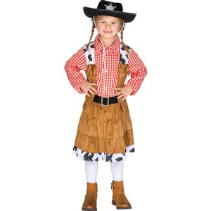 dressforfun - meisjeskostuum cowgirl Texas 152 (12-14y) - verkleedkleding kostuum halloween verkleden feestkleding carnavalskleding carnaval feestkledij partykleding - 300548