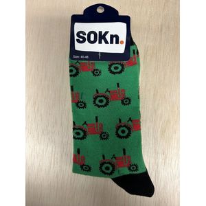 SOKn. trendy sokken *TREKKER* rood Maat 40-46 (ook leuk om kado te geven !)
