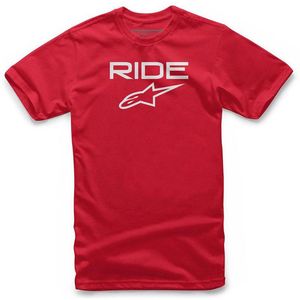 Alpinestars Ride 2.0 T-shirt Met Korte Mouwen Rood 7-8 Years Jongens,Meisjes