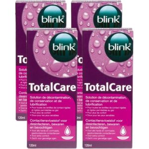 Blink TotalCare solution 4 x 120 ml - voordeelverpakking lenzenvloeistof