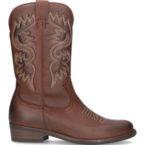 Koel4kids 10m006 Cowboylaarzen - Western Laarzen - Meisjes - Bruin - Maat 33