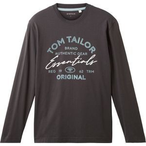 TOM TAILOR longsleeve with print Heren T-shirt - Maat XL