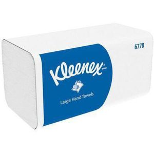 Handdoek kleenex 6778 i-v 2-lgs 21.5x31.8cm wit | Doos a 15 pak