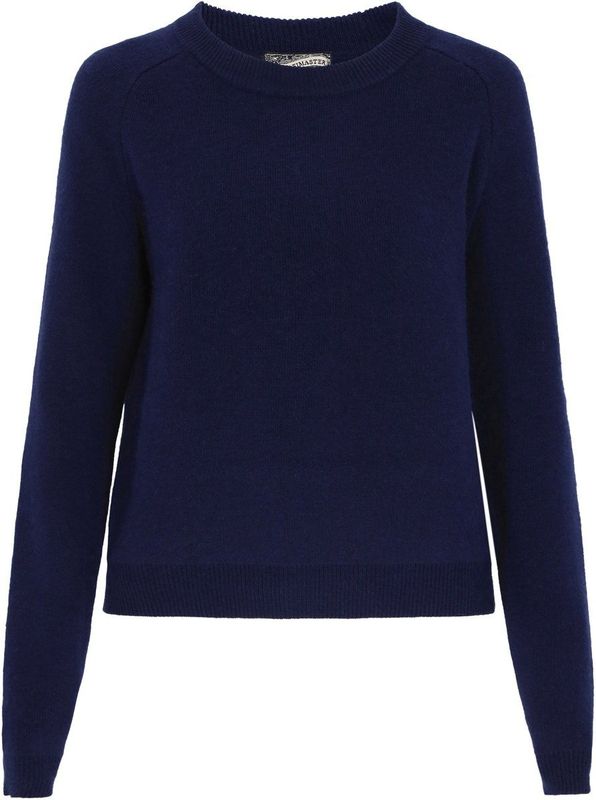 DreiMaster - Vintage - Trui - Navy - Lange Mouw - Ronde Hals