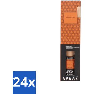 Spaas - Geurstokjes - Sparkling Times - Exotische Vruchten - 80 ml - Voordeelverpakking - 24 stuks