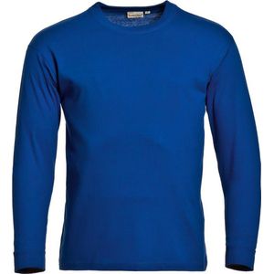 Santino T-shirt Long Sleeve - James Marineblauw