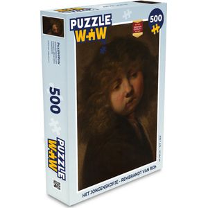 Puzzel Het Jongenskopje - Rembrandt van Rijn - Legpuzzel - Puzzel 500 stukjes