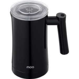 MOA Melkopschuimer Elektrisch - Voor Cappucino en Latte - 3-in-1 - Zwart - BPA-vrij - MF1B