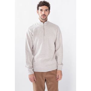 Sissy-Boy - Beige - Sweater - Met Rits