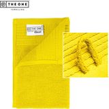 The One Towelling Classic Gastendoek - Kleine handdoek - Hoge vochtopname - 100% Gekamd katoen - 30 x 50 cm- Geel