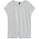 Vero Moda - Vmsarah Ava Ss Top - T-shirt - Lichtgrijs