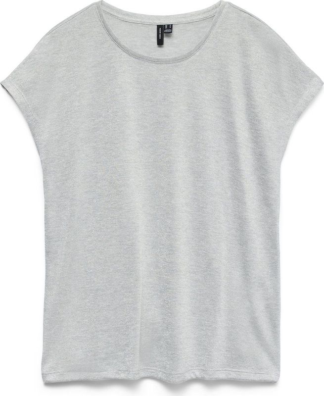Vero Moda - Vmsarah Ava Ss Top - T-shirt - Lichtgrijs