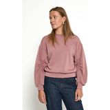 minus - Sweatshirt - Rosa - Effen - Lange Mouw