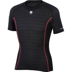 Sportful Ondershirt korte mouwen Heren Zwart / Bodyfit Pro Base Layer SS-Black - S
