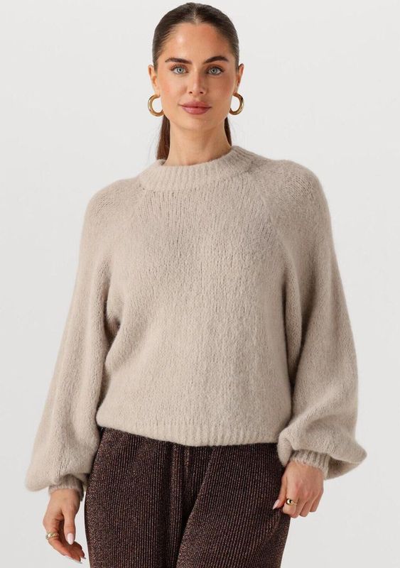 Notre-V Nv-gussie Truien & vesten Dames - Sweater - Hoodie - Vest- Beige - Maat XS