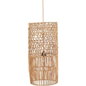PS-Collection Hanglampenkap Takuhanki - Bananenblad - Naturel - 67×32×32 cm - hanglampen eetkamer, hanglamp zwart, hanglampen woonkamer, hanglamp slaapkamer, hanglamp rotan, hanglamp hout, hanglamp industrieel