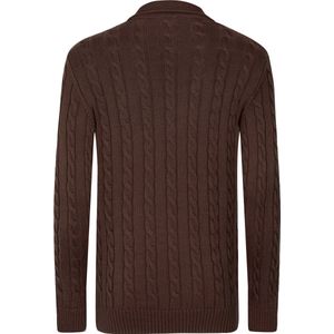 Felix Hardy - Polo Trui - Bruin - Lange Mouwen