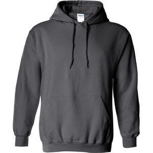 Gildan Zware Blend Volwassen Unisex Hooded Sweatshirt / Hoodie (Houtskool)