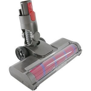 Geschikt voor Stofzuigeropzetstuk voor Dyson V15 V8 V7 V10 V11 Dyson Hardhouten Vloeropzetstuk met Grote Flexibele Roller Zachte Roller Borstelkop Vervanging met LED-lamp